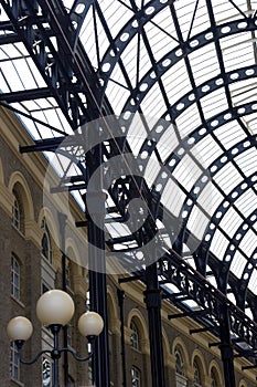 The roof of a the Hays Galleria