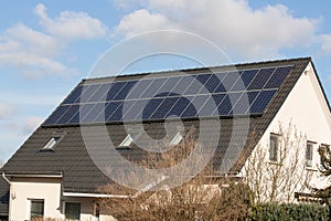 A roof of a home full of Solar Systems