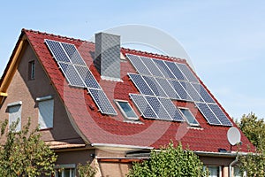 Solar systems on a roof