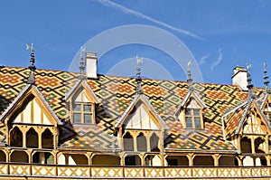 The roof of the Hospice, Beaune