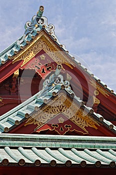 Roof of Kanda Myojin temple