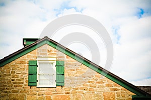 Roof Line, Window and Sky