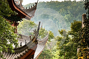 Roof of Lingyin Temple