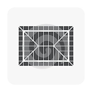 Roof material icon