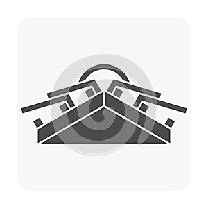 Roof material icon