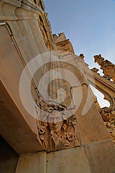 The roof of the Milan Cathedral Duomo di Milano