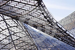 Roof of modern building