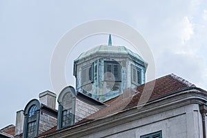 Roof of the Napoleon House in New Orleans