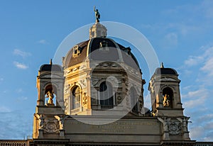 Roof of the `Naturhistorisches Museum` in Vienna