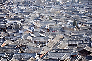 Roof of the Old Town of Lijiang