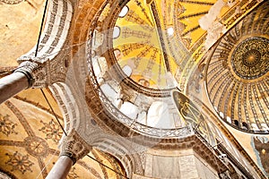 Roof paintings at Hagia Sophia