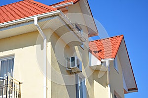 Roof Problem Areas for Rain Gutter Waterproofing Outdoor. Home Guttering, roof gutters, plastic guttering system