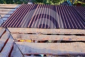 roof repair with ondulin sheets