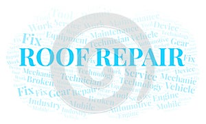 Roof Repair word cloud