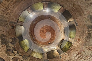 Roof of Rotonda di San Lorenzo, Mantova, Italy