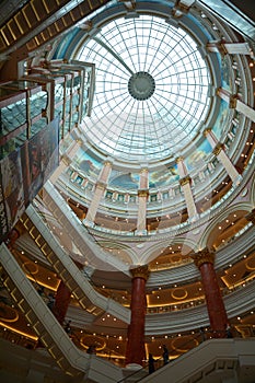 Roof of shanghai global harbor shopping mall