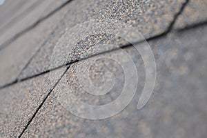 Roof Shingles close up