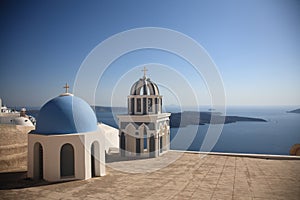 Roof of Small Church in Greece