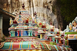 Roof structure of Batu Caves, Malaysia photo