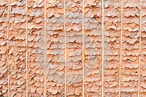 Roof thatching  or fence   using forest leaves