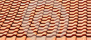 Roof tile in line