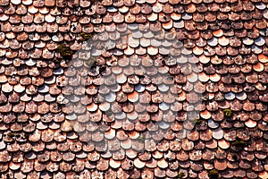 Roof tiles Background