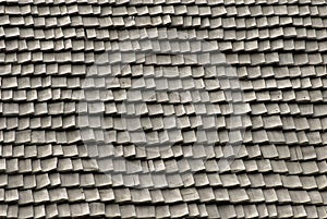 Roof tiles made of wood