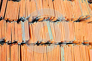 Roof tiles texture