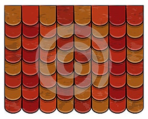 roof tiles texture beautiful banner wallpaper design illustration