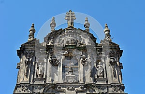 Roof top of the Clerigos church in Porto - Portugal