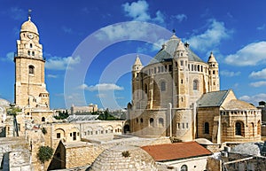 The roof top of the Upper room also called the Cenacle - this is where the room of the last supper is located in the building of