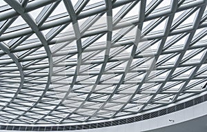 Roof Truss Steel Structure of Building Construction, is Beautiful Architectural