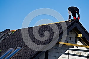 Roof under construction