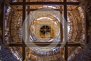 Roof of wood and straw