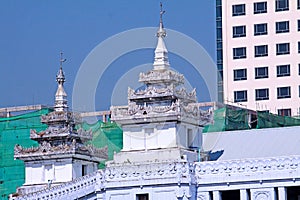 Roof Of Yangon City Hall, Yangon, Myanmar