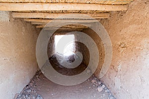 Roofed passage in a berber village