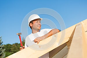 Roofing a new house