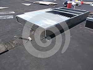 Roofing repairs; AC curb on Commercial EPDM roof