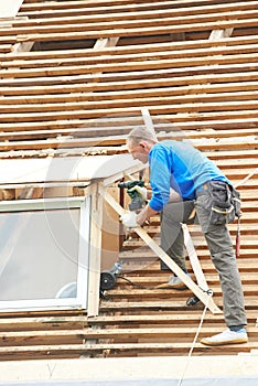 Roofing work with flex roof