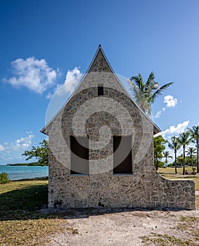 Roofline on Boca Chita Key Chapel