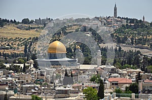 The roofs of ancient Jerusalem