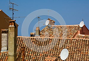 Roofs and antennas