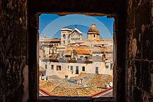 Roofs of Cagliari in Sardegna