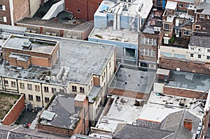 Roofs in central Liverpool