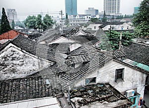 Roofs of chinese traditional vernacular dwellings photo