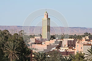 Roofs of Erfoud in Morocco