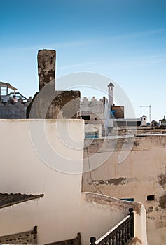 Roofs of Essaouira, Morocco