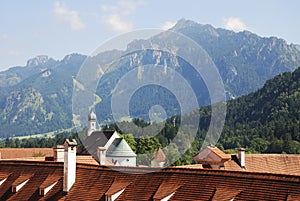 Roofs in FÃÂ¼ssen photo