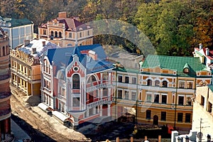 Roofs of the houses