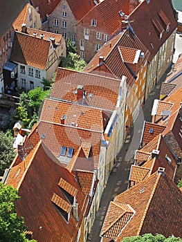 Roofs of Luebeck photo